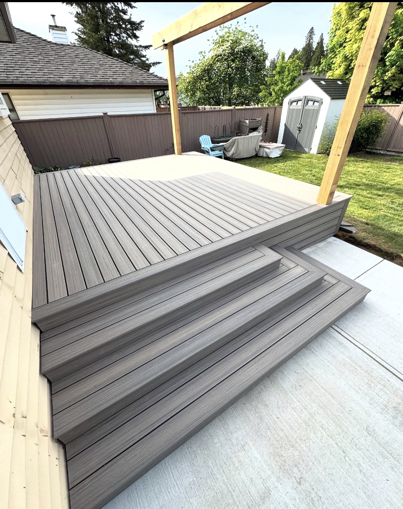Deck Construction project 4