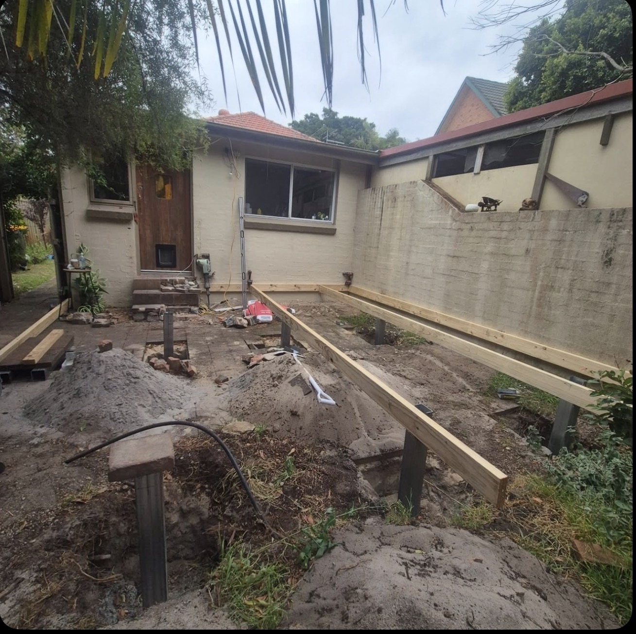 Deck Construction project 15